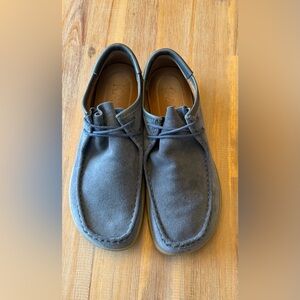 KALSO Earth Shoe Darby Mens Negative Heel Denim Blue Size 12 worn one